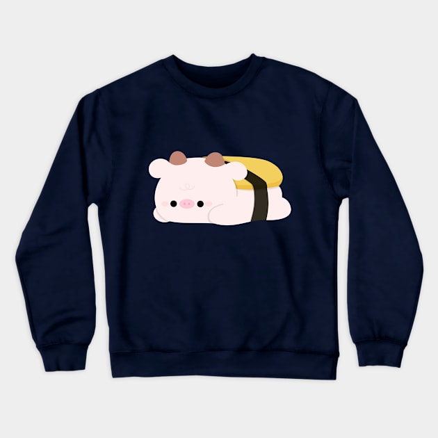 Cow Crewneck Sweatshirt by theladyernestember